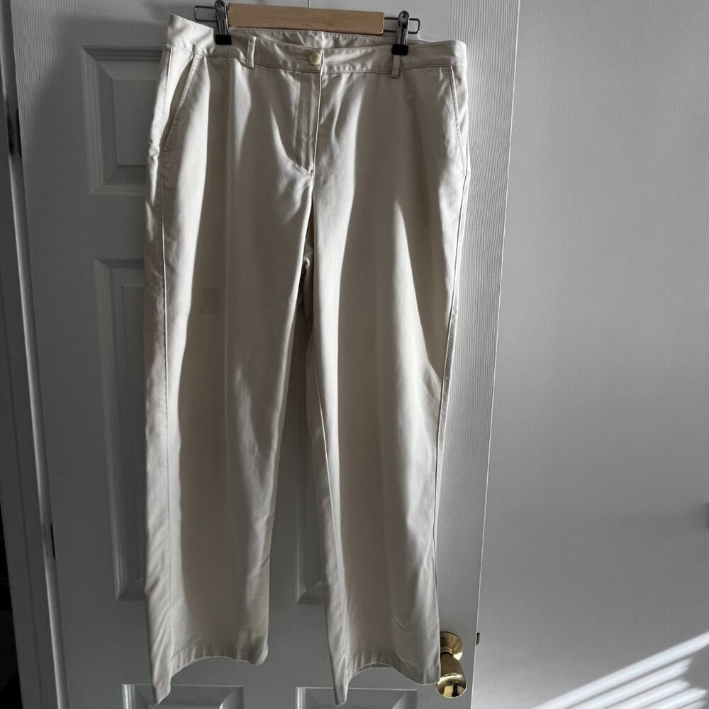 LLBean Women's Favorite Fit khaki pant -  size12